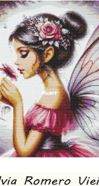 Fairy With Flower By Silvia Romero Vieira Free