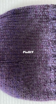Purple Stockinette