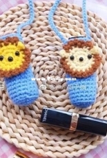 Miss Hu Handmade - Lipstick holder - Lion Head - Chinese - Free