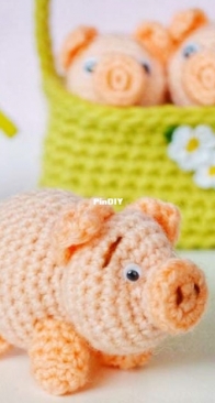 Amigurumi Joys - Oksana Davydchuk - Little Piggy