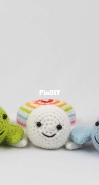 Stringy Ding Ding - Olive - Turtle Amigurumi - Free