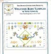 The Design Connection CP7-758 - Welcome Baby Sampler