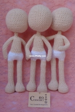 Crochet Ro Amigurumis- Roxana Jaime– Base doll pattern number 1 - Spanish - Free