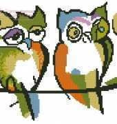 Alfred Gockel - Pair of Owls