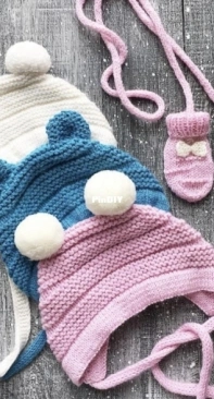 bydashylia - Dasha Zenevich - Newborn Hat - детский чепчик   - Russian