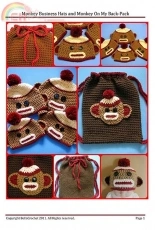 BellaCrochet- Monkey Business Hats And Monkey On My Backpack