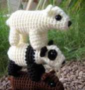 SP Sandsteel- Panda bear, polar bear and brown bear