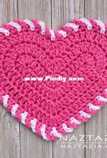 Naztazia - Donna Wolfe - Light Heart Dishcloth - Free