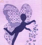 Classic Embroidery by Jill Cater-Nixon BW167 Serenity - fairy