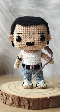 Crocheniacs - Bianca Santos - Freddie Mercury