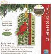 Dimensions 70-08888 - Holly & Ivy Ornament