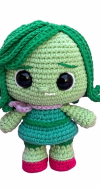 Caco Amigurumi - Juliana Sanches - Disgust - Nojinho - Portuguese