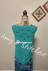Amy B Stitched - Meandering Paw Prints Shawl  - Free
