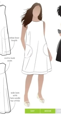 Style Arc - Lena Shift Dress - Sizes 10-22
