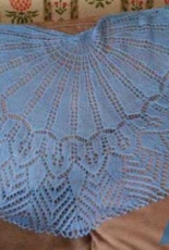 Blue Mountain Walk Shawl by Amy Bernard-Free