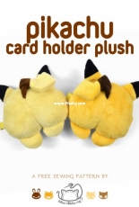 Choly Knight - Sew Desu Ne - Pikachu Card Holder Plush - Free