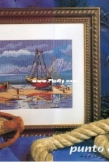 Creaciones Artime Punto de Cruz 10 - Boats XSD