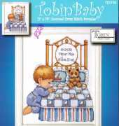 Design Works T21710 Tobin Baby - Bed Time Prayer Boy