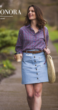 Seamwork - Leonora Skirt - 3058 -  Sizes 0-16 + 18-26