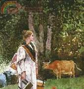 Artecy Cross Stitch - The Milk Maid