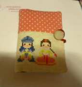 The card holder is made ​​of the second.