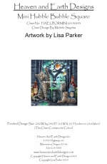 HAED HAELIPORMINI 20190393 Mini Hubble Bubble Square by Lisa Parker