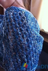 Pink Blueberries Spring Scarf or Wrap by Katy Banks-Free
