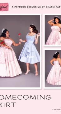 Charm Patterns - Homecoming Skirt