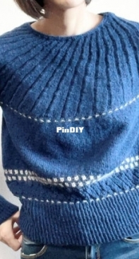Milky Way sweater by Tomomi Yoshimoto