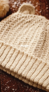 Mon Petit Violon - Vita Apala - Knit-look beanie