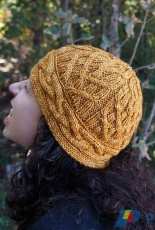 Fiddle Knits-Amber Waves Beanie by Erica Jackofsky