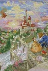Thomas Kinkade Disney The Dream Collection 52505 Beauty and Beast Falling in love XSD