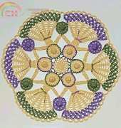 Circle of Light Doily 0594 by Cylinda Mathews of Crochet Memories
