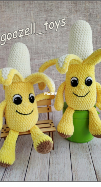 Goozell Toys - Guzel Tinchurina - Banana - Russian