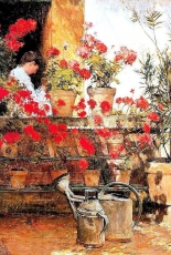 Avalon Cross Stitch - Geraniums