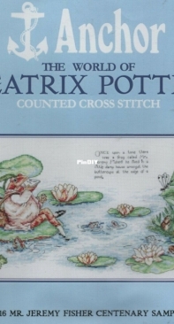 Anchor JC216 - Mr Jeremy Fisher Century Sampler by Beatrix Potter XSD