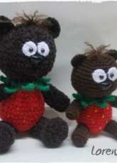 Lorens Dolls - Loren Ver- Amigurumi Strawberry Bears - Russian - Free