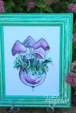 Mushrooms by Alisa Okneas