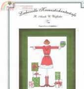 Liebevolle Kreuzstichentwurfe LKE  W-38-09 - Lulu Belle zu Weihnachten