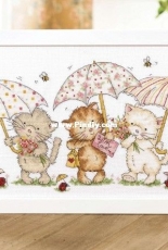 Cute Kittens by Karen Smith from The World of Cross Stitching TWOCS 264 XSD