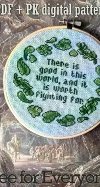 The Cozy DH Stitchery - There is Good - free