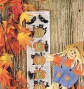 Halloween Bell Pull from The Cross Stitcher US October 1995