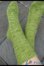 Green Goddess Socks by Nancy Whitman