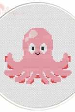 Daily Cross Stitch - Cute Octopus