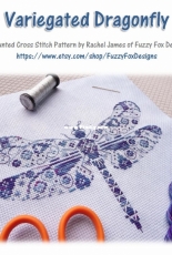 Fuzzy Fox Designs - Variegated Dragonfly