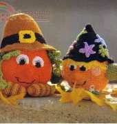 DMC Lori Jean Karluk - Pilgrim Pumpkin and Pumpkin Head