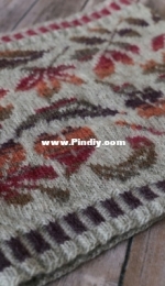 Falling leaves cowl by Knitcraft by Phil-Free