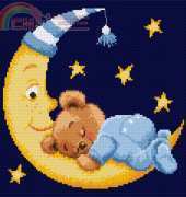 Jacky Lonen - beau2stitch - Sleeping Teddy - Free