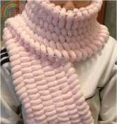 echarpe pompon