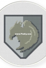 Daily Cross Stitch - Griffin Shield